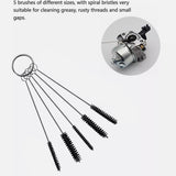 Free Shipping Airbrush Spray Gun Nozzle Cleaning Kit Needle & Brush Set Repair Tool Handle Precision Car Motorcycle Kit
