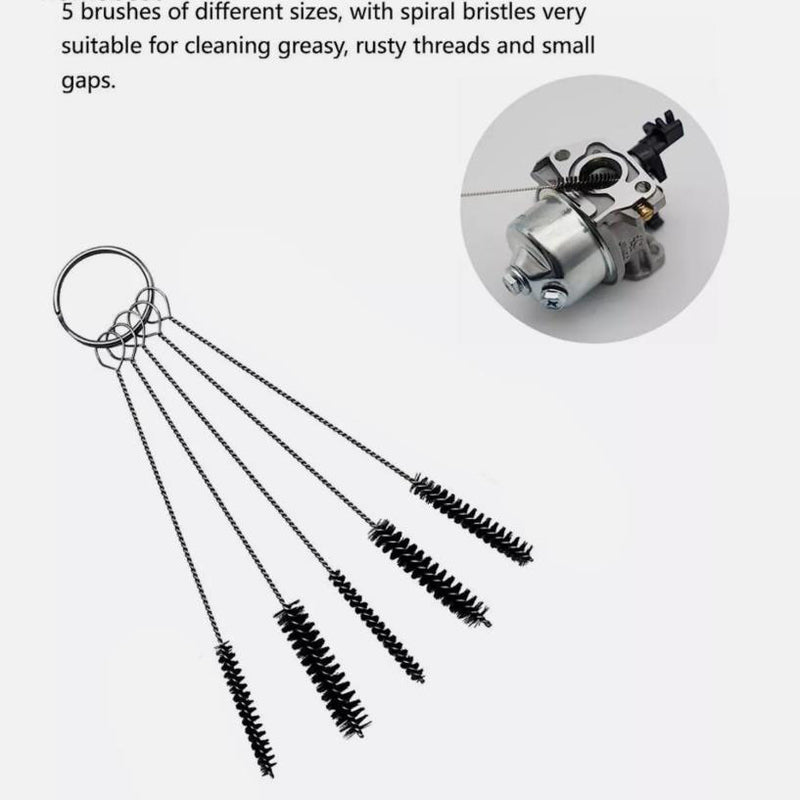 Free Shipping Airbrush Spray Gun Nozzle Cleaning Kit Needle & Brush Set Repair Tool Handle Precision Car Motorcycle Kit