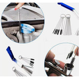 Free Shipping Airbrush Spray Gun Nozzle Cleaning Kit Needle & Brush Set Repair Tool Handle Precision Car Motorcycle Kit