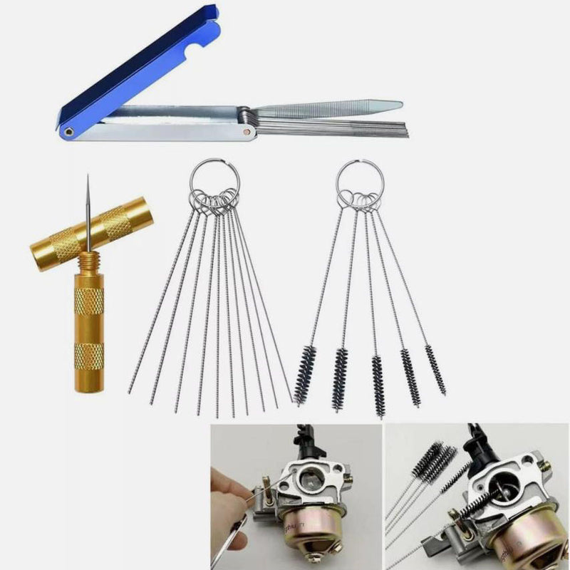 Free Shipping Airbrush Spray Gun Nozzle Cleaning Kit Needle & Brush Set Repair Tool Handle Precision Car Motorcycle Kit