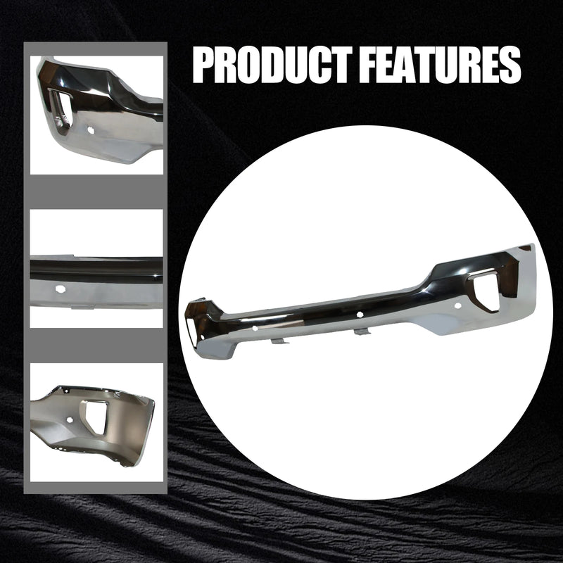 Front Bumper for 16-19 Chevy Silverado 1500 w/ Sensor Holes
