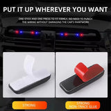 Car solar charging, grille light, night riding, anti rear end collision, motorcycle, electric vehicle, universal flashing warnin