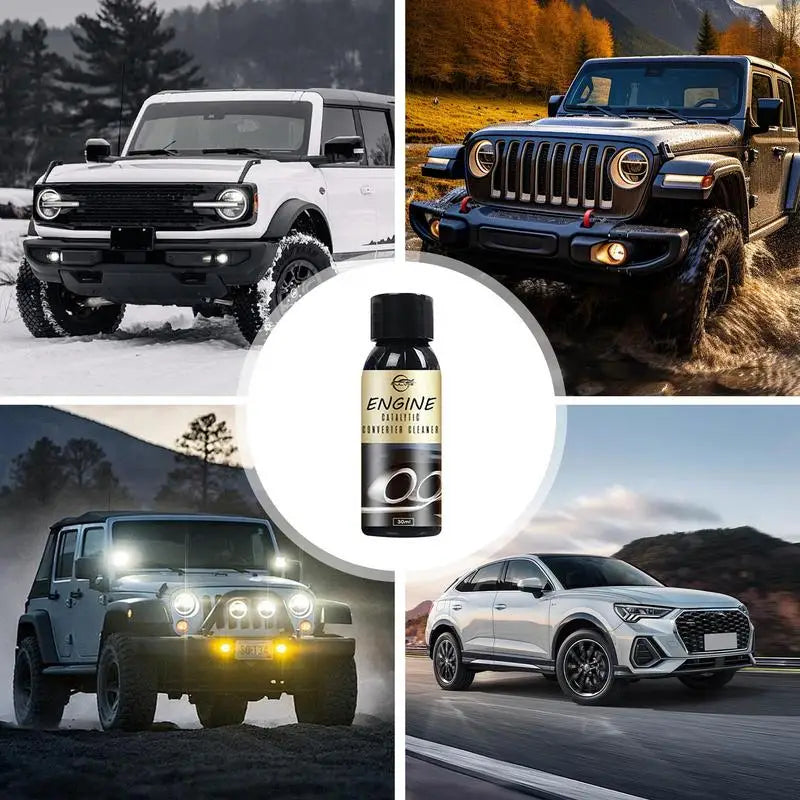 30ML Car Catalytic Converter Cleaner Deep Cleaning Multipurpose Engine Carbon Deposit Remove Automobile Cleaning Agent