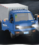 RC Truck 1:16 2.4GHZ RC Car Simulation Drift Climbing Truck With Spray and LED Lights RC Electric Truck Model Boy's Toys Gifts