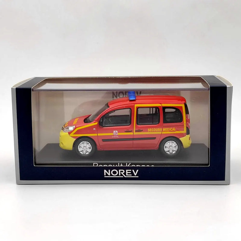 1/43 Norev Kangoo SECOURS SANTE POMPIERS 2013 Diecast Models Car Limited Collection Auto Toys Gift Red