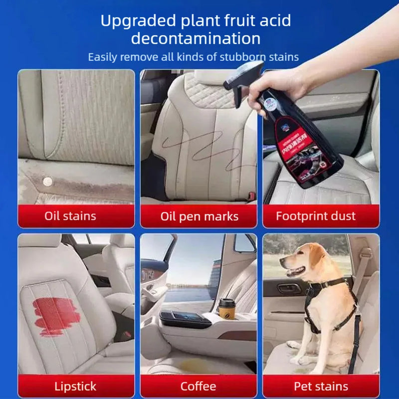 500ml Liquid Car Interior Detailer Cleaner Car Stain Remover Car Interior Wash Maintenance for Auto Home Use