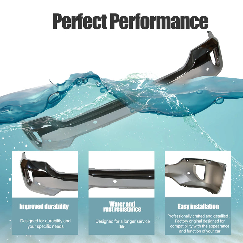 Front Bumper for 16-19 Chevy Silverado 1500 w/ Sensor Holes