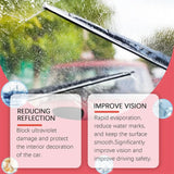 Car Glass Glossy Powerful Car Windshield Cleaner Oil Film Remover Car Window Glass Cleaner Removes Dirt Car Cleaning Brush