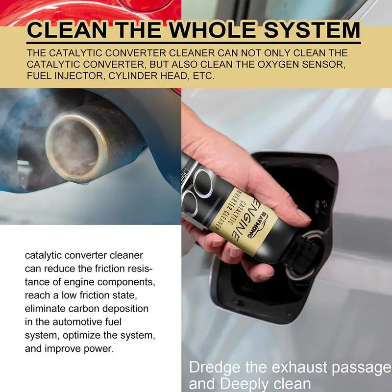 30ml Car Catalytic Converter Cleaner Deep Cleaning Multipurpose Cleaner Engine CSV Clean Accelerators Catalysts Easy Cleaner