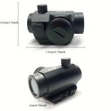 ANS 4MOA Red Green Dot Reflex Sight Low Profile Micro Dot Sight 20MM