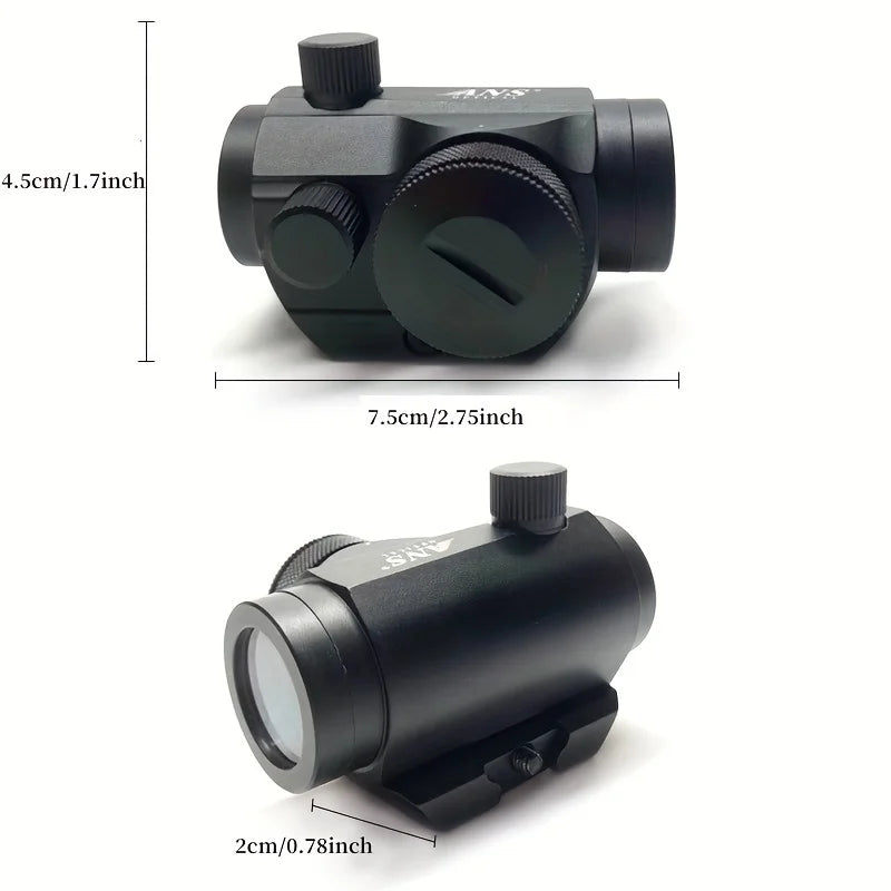 ANS 4MOA Red Green Dot Reflex Sight Low Profile Micro Dot Sight 20MM