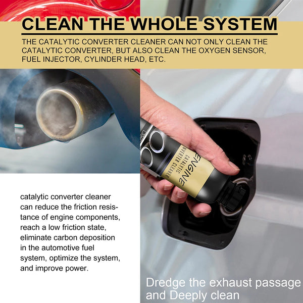 A Bottle 30ML Car Vehicle Catalytic Converter Cleaner Deep Cleaning Engine Carbon Deposit Remove Automobile Cleaning Agent