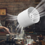 Inline Booster Duct Fan Ventilation Cooling Exhaust Fan Low Noise Blower for Air Circulation Ducting Vents Grow Tents 12V 5W