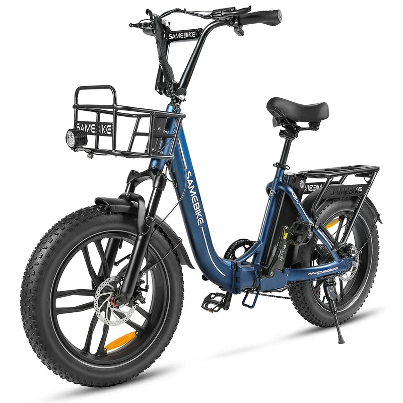 SAMEBIKE C05 Pro Foldable Adult Electric Bicycle 500W 36V 13ah Lithium Battery 20 inch Tire Mountain Off road Electric Bicycle