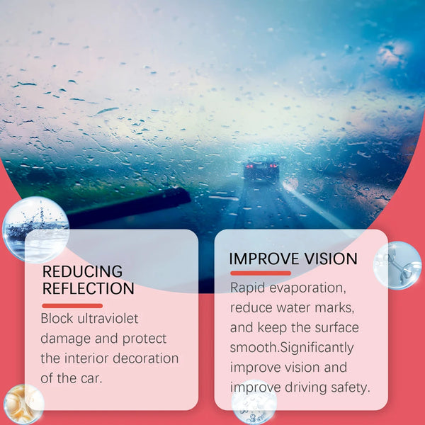 Car Window Glass Cleaner Removes Dirt Auto Glass Sponge Cleaning Brush Windshield Oil Film Cleaner Glass Oil Film Cleaning Brush
