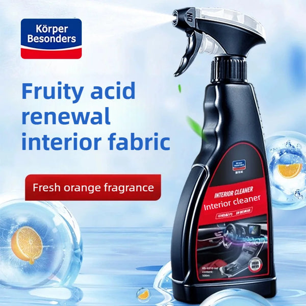 500ml Liquid Car Interior Detailer Cleaner Car Stain Remover Car Interior Wash Maintenance for Auto Home Use