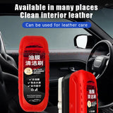 Car Window Glass Cleaner Removes Dirt Car Cleaning Brush Car Glass Glossy Powerful Car Windshield Cleaner Oil Film Remover