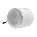 Inline Booster Duct Fan Ventilation Cooling Exhaust Fan Low Noise Blower for Air Circulation Ducting Vents Grow Tents 12V 5W