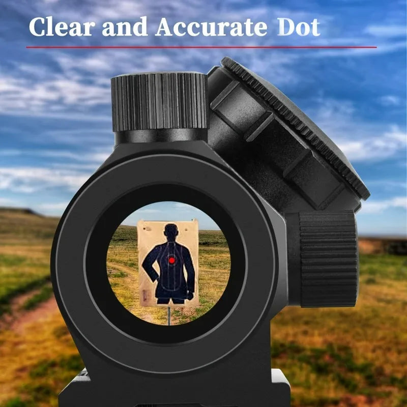 ANS 4MOA Red Green Dot Reflex Sight Low Profile Micro Dot Sight 20MM