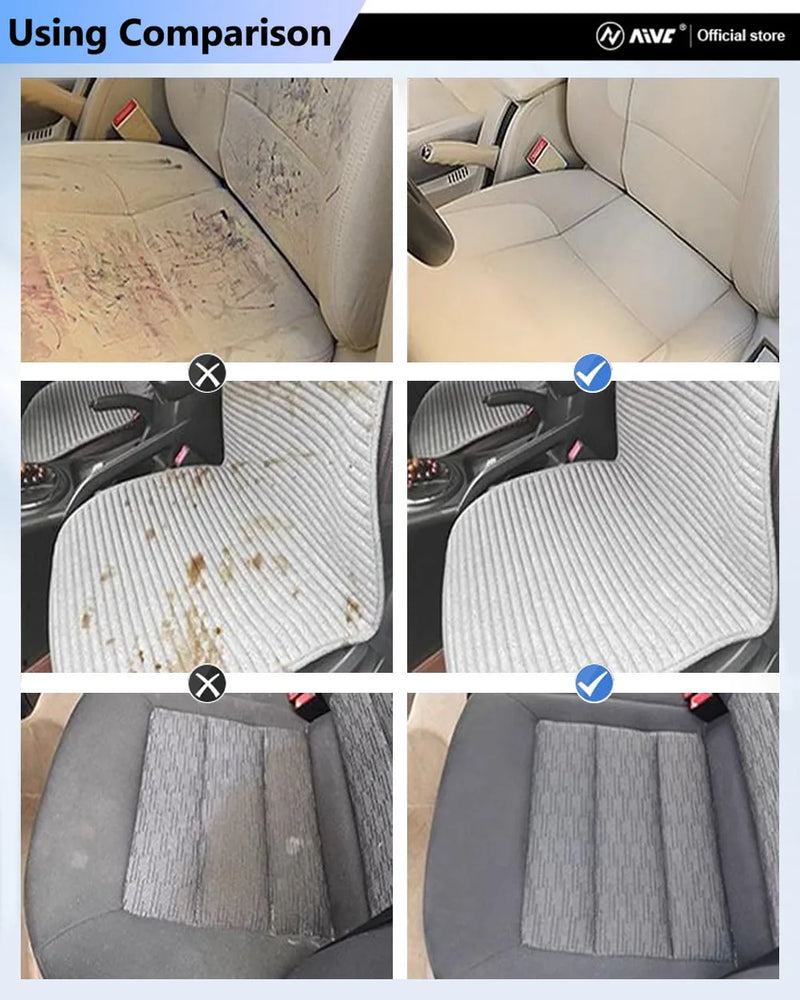 Car Interior Cleaner Agent Ceiling Cleaner Leather Flannel Woven Fabric Water Free Multipurpose Auto Dash Cleaning Tool