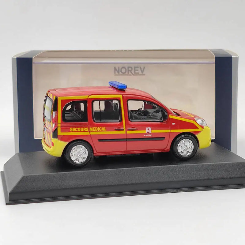 1/43 Norev Kangoo SECOURS SANTE POMPIERS 2013 Diecast Models Car Limited Collection Auto Toys Gift Red