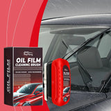 Car Glass Glossy Powerful Car Windshield Cleaner Oil Film Remover Car Window Glass Cleaner Removes Dirt Car Cleaning Brush