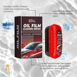 Car Glass Glossy Powerful Car Windshield Cleaner Oil Film Remover Car Window Glass Cleaner Removes Dirt Car Cleaning Brush