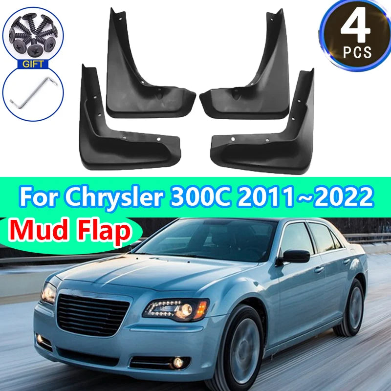 For Chrysler 300C 300 C 2011~2022 2012 2013 2014 2015 2016 2017 2018 2019 Mudguard Car Front Rear Wheels Fender Splash Mud Flaps