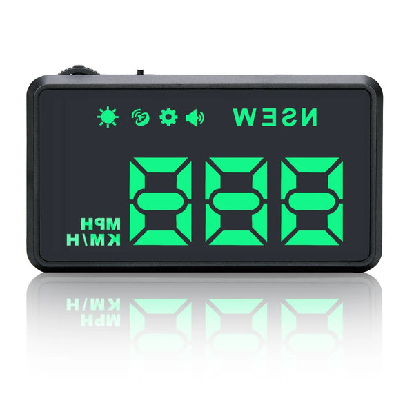 Car HUD head-up display， GPS speedometer, vehicle speed, compass, speed alarm, Digital Speedometer, etc for All Cars