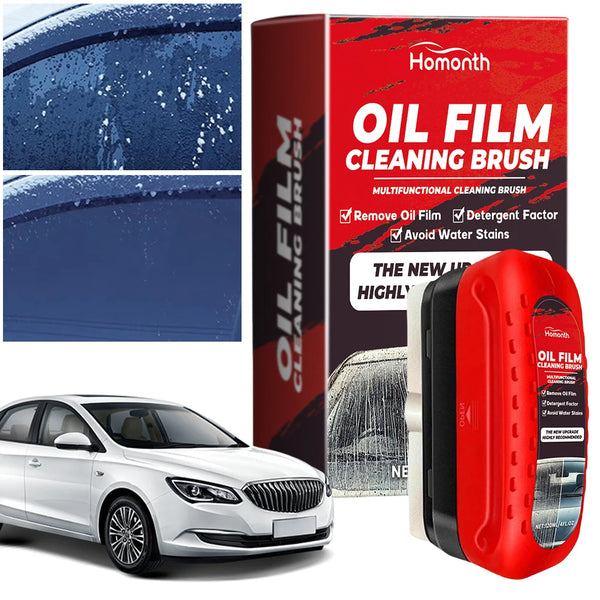 Car Window Glass Cleaner Removes Dirt Auto Glass Sponge Cleaning Brush Windshield Oil Film Cleaner Glass Oil Film Cleaning Brush