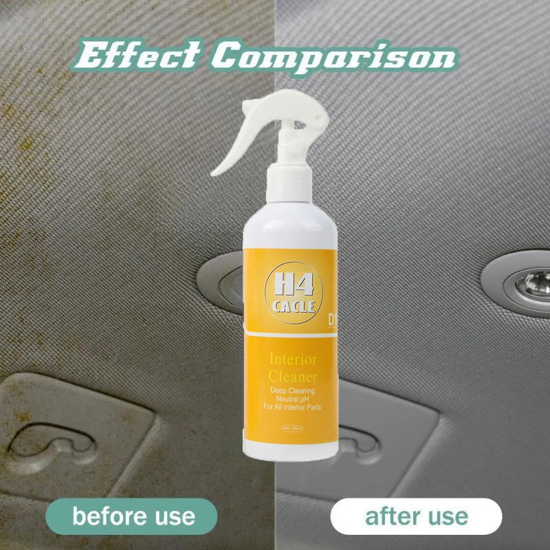 Car Upholstery Cleaner Waterless Dashboard Seat Cleaner Door Panels Roof Cleaning Stain Remover Car Interior Cleaner
