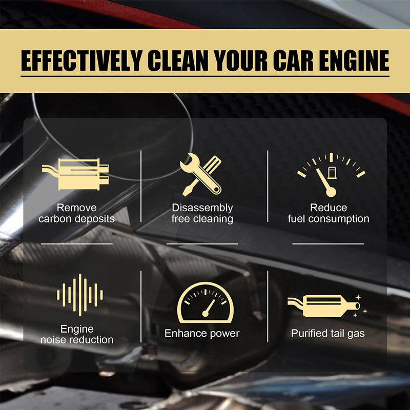 A Bottle 30ML Car Vehicle Catalytic Converter Cleaner Deep Cleaning Engine Carbon Deposit Remove Automobile Cleaning Agent