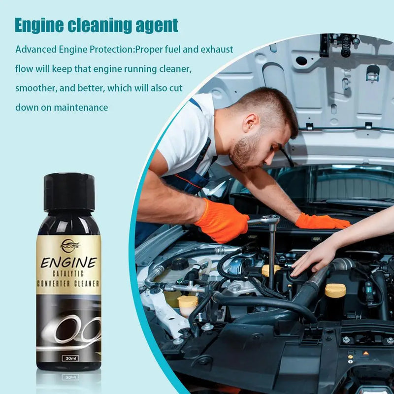 30ML Car Catalytic Converter Cleaner Deep Cleaning Multipurpose Engine Carbon Deposit Remove Automobile Cleaning Agent
