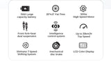 SAMEBIKE C05 Pro Foldable Adult Electric Bicycle 500W 36V 13ah Lithium Battery 20 inch Tire Mountain Off road Electric Bicycle