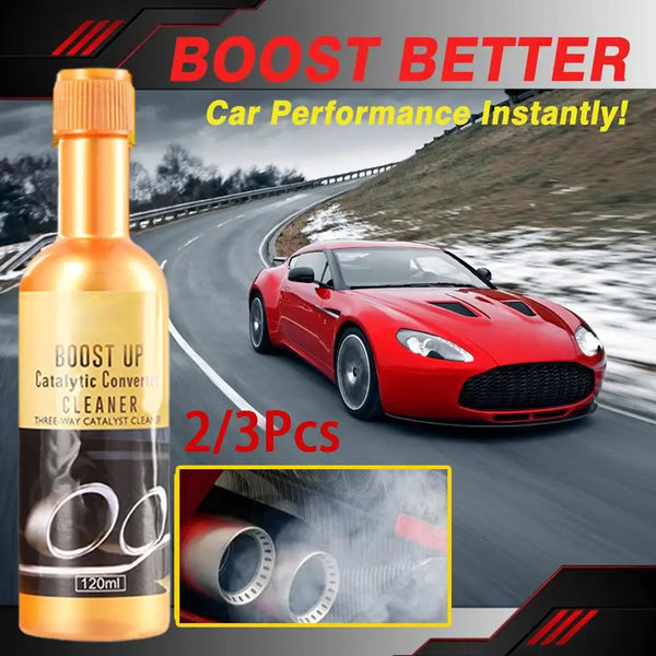 Car Engine Catalytic Converter Cleaner, Solves Clogged Catalysts & Sluggish Acceleration, Easy to Use for Automobiles Vehicles