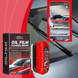 Car Glass Glossy Powerful Car Windshield Cleaner Oil Film Remover Car Window Glass Cleaner Removes Dirt Car Cleaning Brush