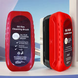 Car Glass Cleaner Removes Dirt Oil Film Remover Car Windshield Glass Sponge Cleaning Brush Glass Polishing Agent Car Maintenance
