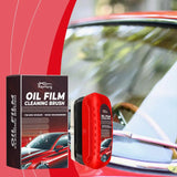 Car Glass Glossy Powerful Car Windshield Cleaner Oil Film Remover Car Window Glass Cleaner Removes Dirt Car Cleaning Brush