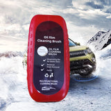 Car Glass Cleaner Removes Dirt Oil Film Remover Car Windshield Glass Sponge Cleaning Brush Glass Polishing Agent Car Maintenance