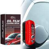 Car Glass Glossy Powerful Car Windshield Cleaner Oil Film Remover Car Window Glass Cleaner Removes Dirt Car Cleaning Brush