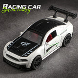 Classic sports car model with pull-back action, toy car model with opening doors, realistic detail design, high-speed action col