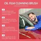 Powerful Car Windshield Cleaner Removes Glass Oil Film Remover Dirt Car Window Glass Cleaner Auto Glass Sponge Cleaning Brush
