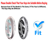 Key Fob Cover Case Compatible with Hyundai Ioniq 6 Grandeur GN7 KONA Santa Fe Elantra 2022-2024 Accessories