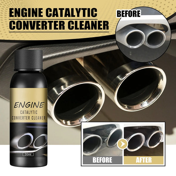A Bottle 30ML Car Vehicle Catalytic Converter Cleaner Deep Cleaning Engine Carbon Deposit Remove Automobile Cleaning Agent