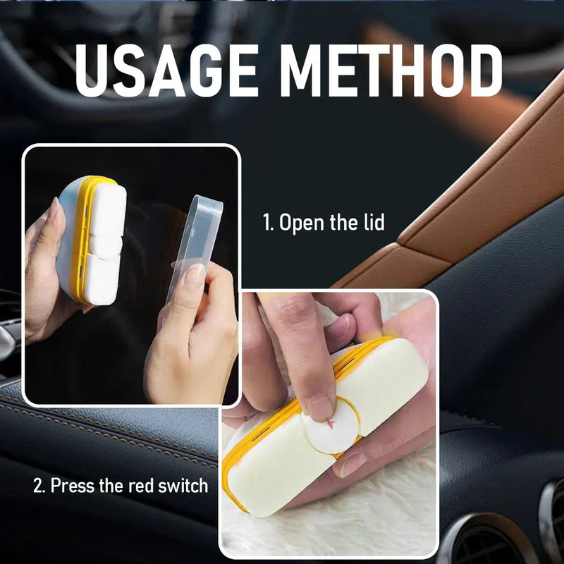 Car Interior Cleaner Brush Seats Ceiling Headliner Cleaner Leather Fabric Waterfree Multipurpose Auto Dash Plastic Cleaning Tool